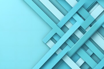 Stylish Business Banner with Vibrant Blue Geometry
