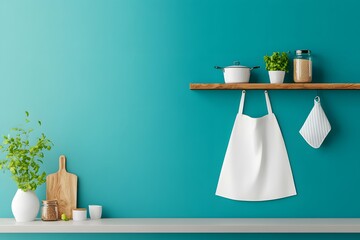 Create a stylish kitchen decor with green accents