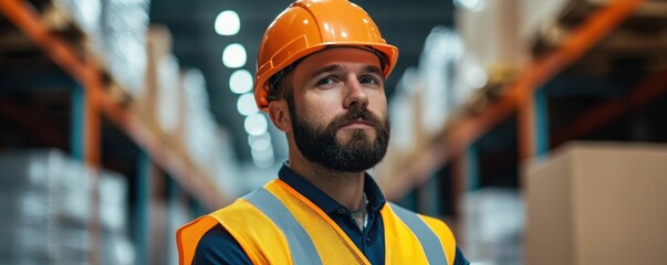 Warehouse Supervisor Providing Instructions and Overseeing Seamless Team Coordination for Efficient Logistics Management and Productive in the Workplace