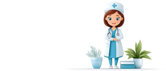 Nurse administers cholesterol test to assess health risks and promote preventive screening in clinic setting