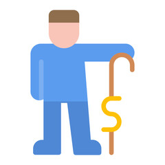 Retirement Planning icon vector image. Can be used for Banking.