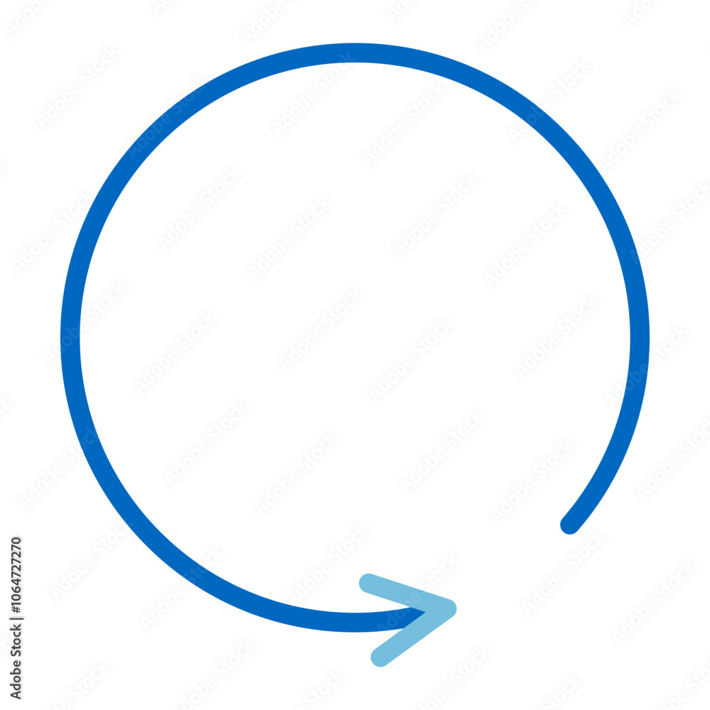 Poster rotation arrow icon vector image. can be used for augmented reality.