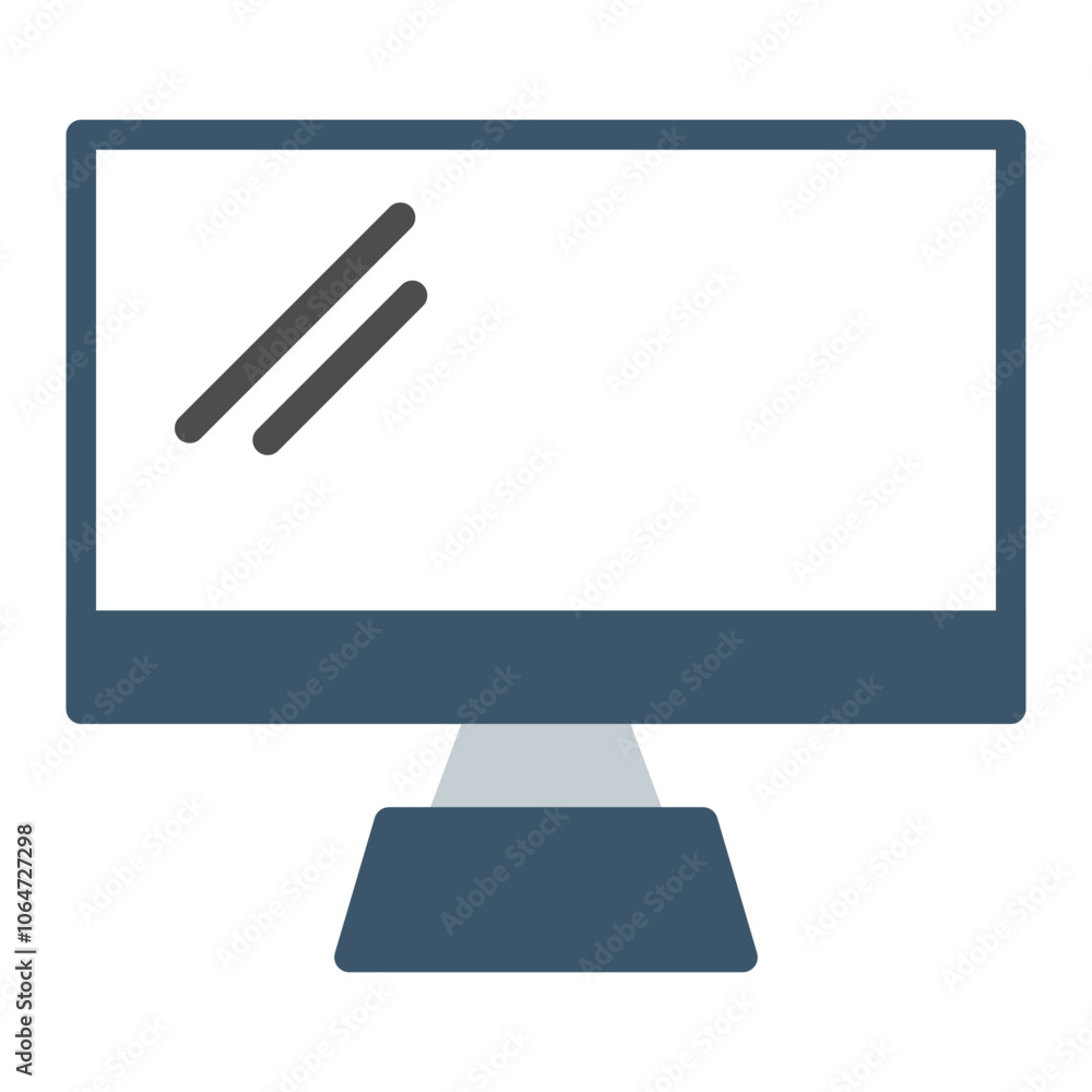 Poster screen icon vector image. can be used for augmented reality.