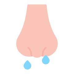 Nasal Cavity icon vector image. Can be used for Human Anatomy.