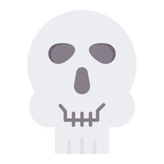Skull icon vector image. Can be used for Human Anatomy.