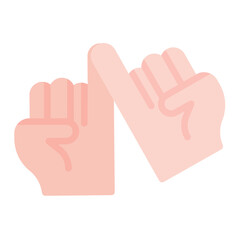 Pinky Promise icon vector image. Can be used for Friendship.