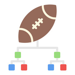 Rugby League icon vector image. Can be used for Rugby.