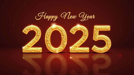 Stunning Happy New Year 2025 Celebration Image with Sparkling Fireworks and Festive Vibes