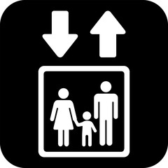 エレベーターのアイコン