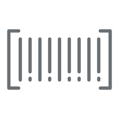 Barcode icon vector image. Can be used for Warehouse.
