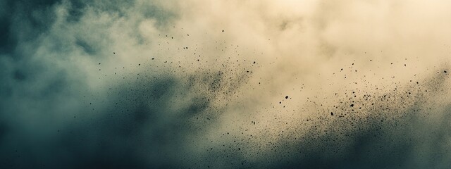 Obraz premium Swirling dust clouds hit the desert producing huge swirling clouds of sand