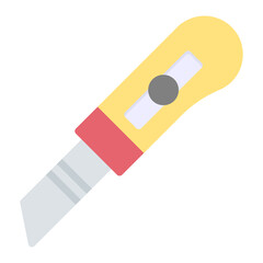 Box Cutter icon vector image. Can be used for Warehouse.