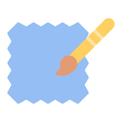 Painted Fabric icon vector image. Can be used for Fabric Features.