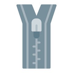 Zipper icon vector image. Can be used for Fabric Features.