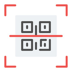 Scanner icon vector image. Can be used for Supermarket.