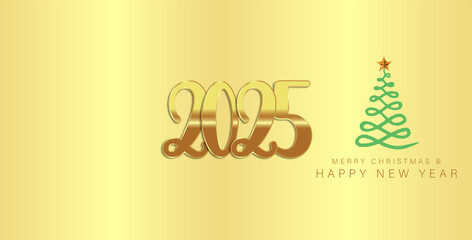 Merry Christmas And Happy New Year 2025 Stunning And Very Beautiful Design
