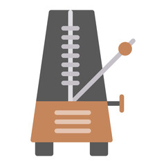Metronome icon vector image. Can be used for Instrument.
