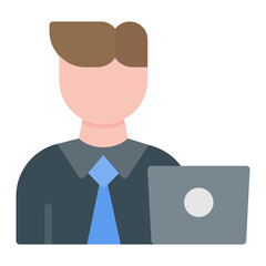 Worker Male icon vector image. Can be used for Manufacturing.