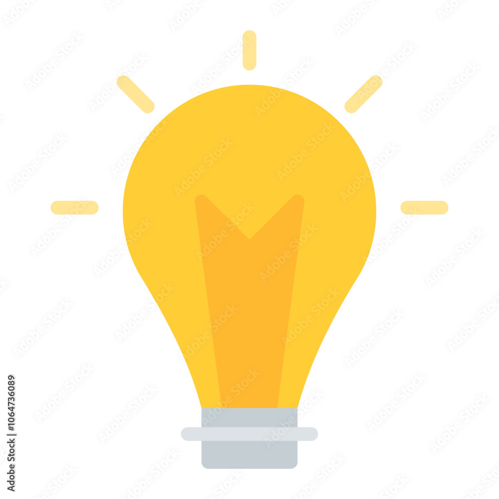Poster lighting icon vector image. can be used for battery and power.