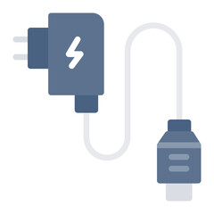 Charger icon vector image. Can be used for Battery and Power.