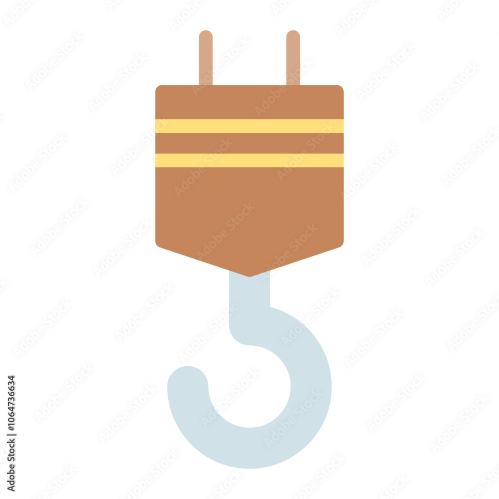 Poster hook icon vector image. can be used for shoemaker.