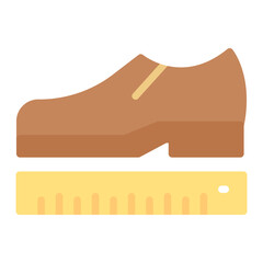 Shoe Size icon vector image. Can be used for Shoemaker.