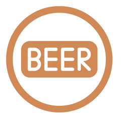 Beer Sign icon vector image. Can be used for Oktoberfest.