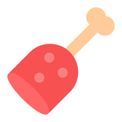Cooked Ham icon vector image. Can be used for Oktoberfest.