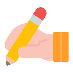 Hand Writing icon vector image. Can be used for Biometrics.