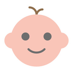 Baby Boy icon vector image. Can be used for Baby Shower.