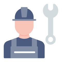 Mechanic icon vector image. Can be used for Diversity.