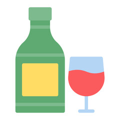 Alcohol icon vector image. Can be used for Luxury.