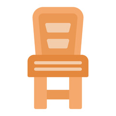 Chair icon vector image. Can be used for Luxury.