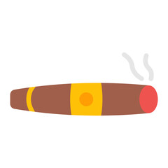 Cigar icon vector image. Can be used for Luxury.