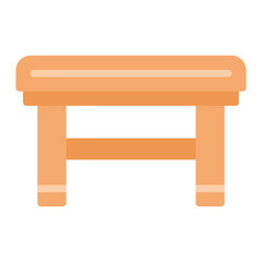 Table icon vector image. Can be used for Luxury.