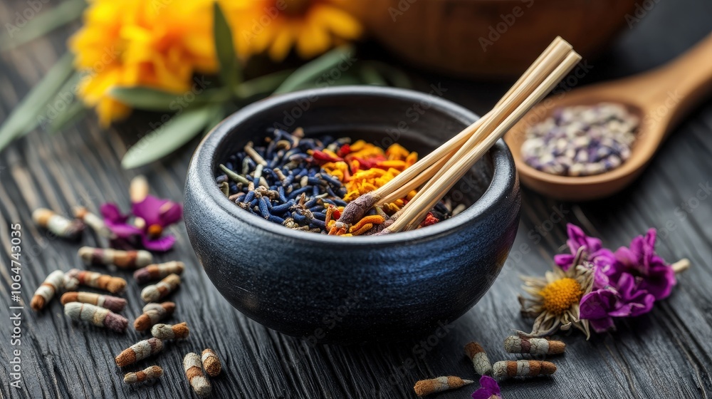 Poster discuss the use of moxibustion in combination with acupuncture.