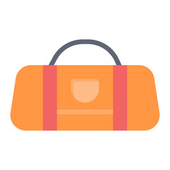Sport Bag icon vector image. Can be used for Volleyball.