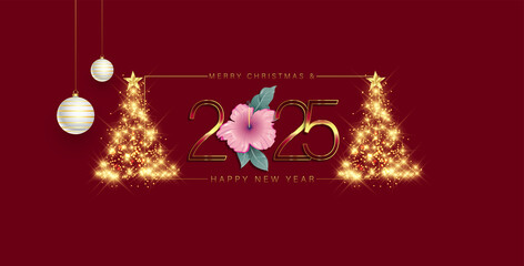 Merry Christmas And Happy New Year 2025 Stunning And Very Beautiful Design