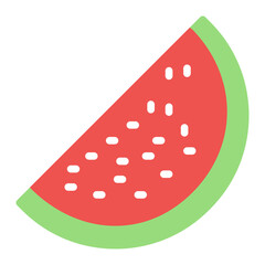 Watermelon icon vector image. Can be used for Casino.