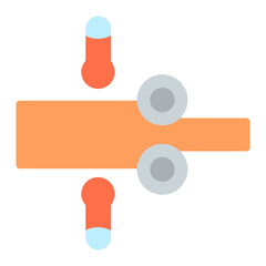 Hot Rolling icon vector image. Can be used for Mettalurgy.