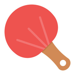Hand Fan icon vector image. Can be used for Retro.