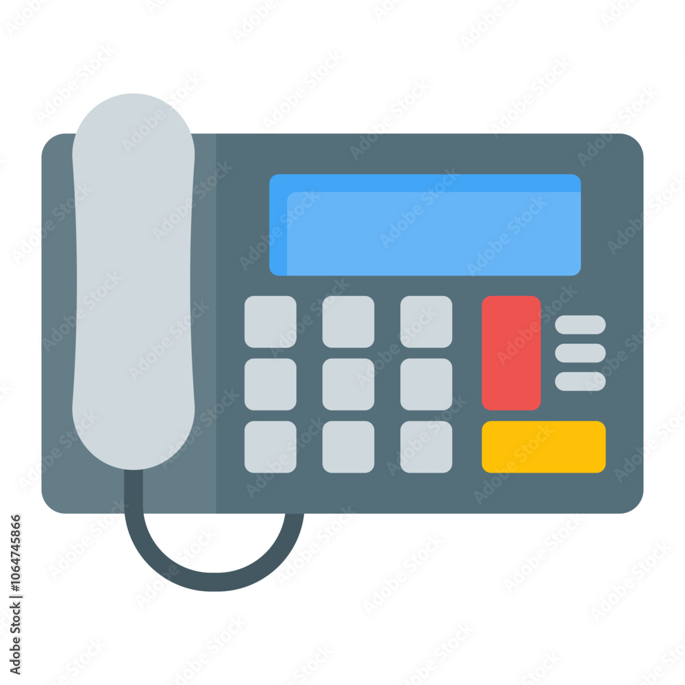 Poster telephone icon vector image. can be used for retro.