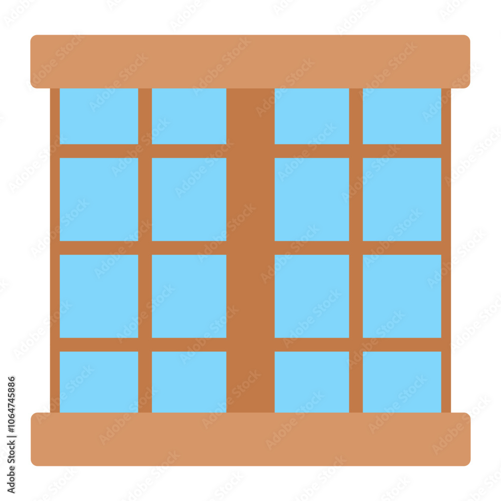 Poster window icon vector image. can be used for retro.