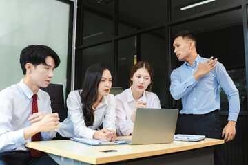 team employee failure is not satisfied with the report.