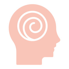 Hallucinations icon vector image. Can be used for Psychology.