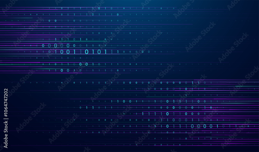 Poster abstract big data code representation. modern high-tech data background. graphic concept for your de