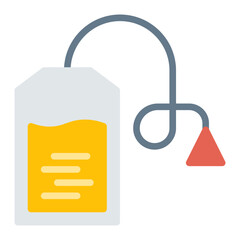 Tea Bag icon vector image. Can be used for Nutrition.