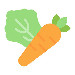 Vegetable icon vector image. Can be used for Nutrition.