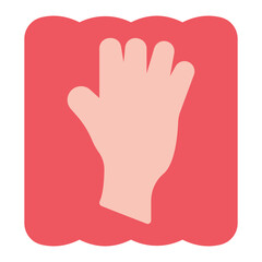 Cleaning Cloth icon vector image. Can be used for Laundry.