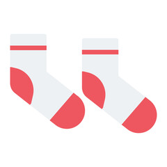 Socks icon vector image. Can be used for Laundry.